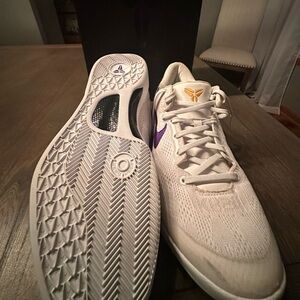 Nike White and Purple Kobe’s